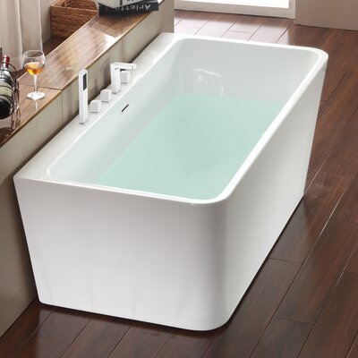 Aquatica Trinity Freestanding Acrylic Bathtub - Fine Matte