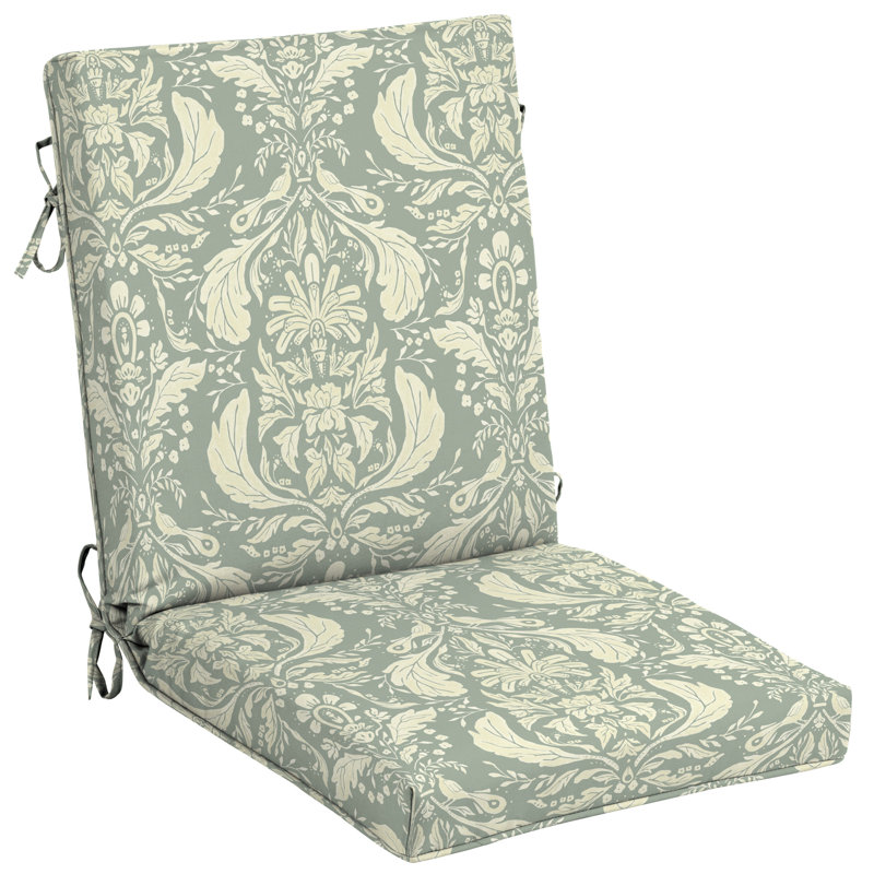 Charlton Home Axelson Damask High Back Outdoor Dining Chair Charlton Home Axelson Damask High Back