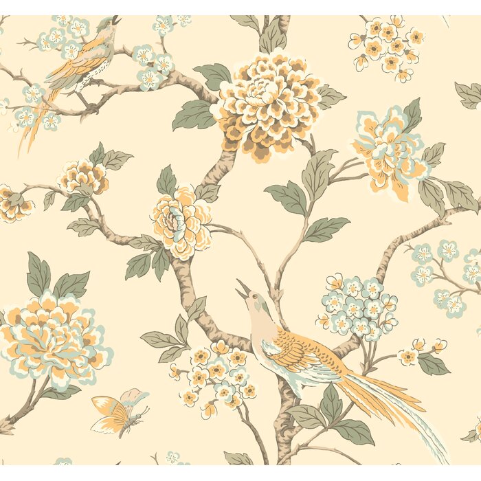 August Grove® Frazier Floral Wallpaper | Wayfair