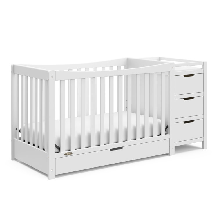 Graco Lit De Bebe Convertible 4 En 1 Avec Table A Langer Et Rangement Graco Remi Reviews Wayfair Ca