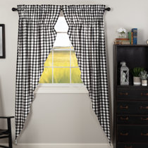 Black Buffalo Plaid Curtains Wayfair