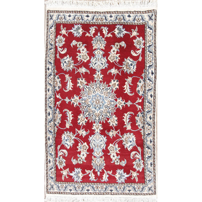 Wadebridge Red Fl Nain Persian Style Wool Rug 4 2 X 6 Wadebridge Red Fl Nain Persian Style Wool Rug 4 2 X 6