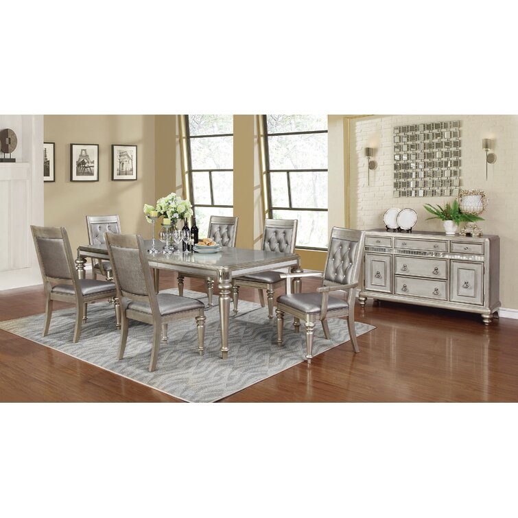 Rosdorf Park Cowarts Extendable Solid Wood Dining Set | Wayfair