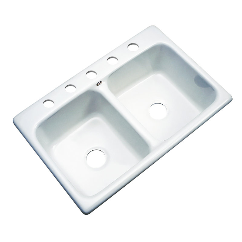 Solidcast Charleston 33 L X 22 W Kitchen Sink Reviews Wayfair Solidcast Charleston 33 L X 22 W