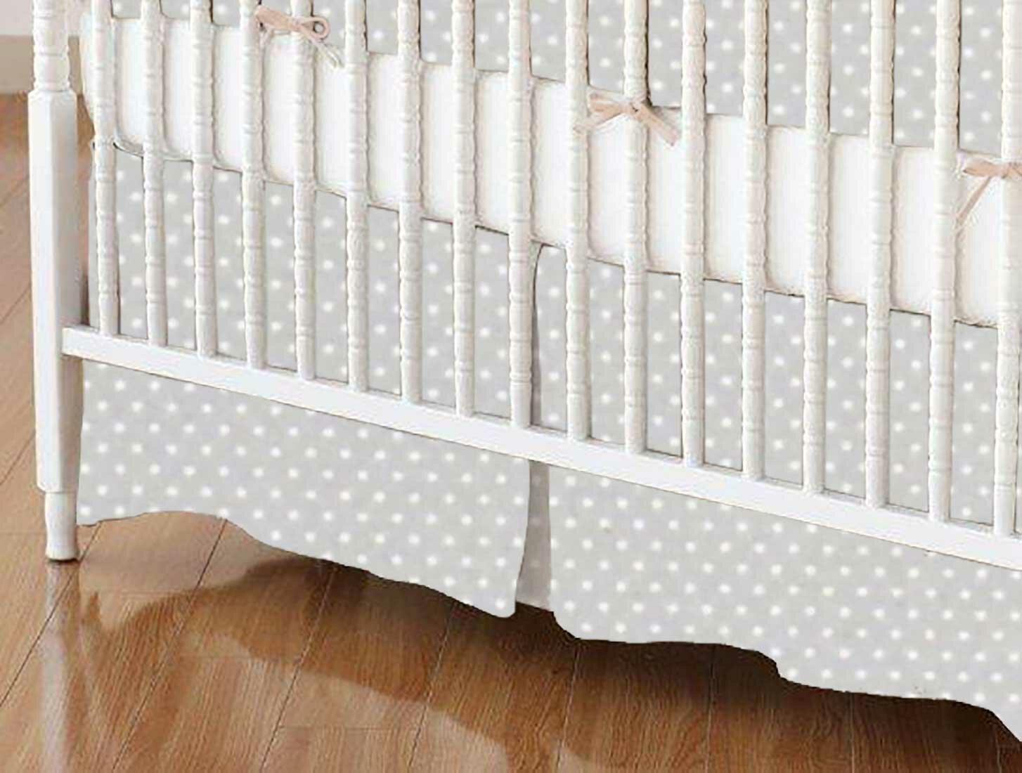 Sheetworld Pindots Crib Skirt Wayfair