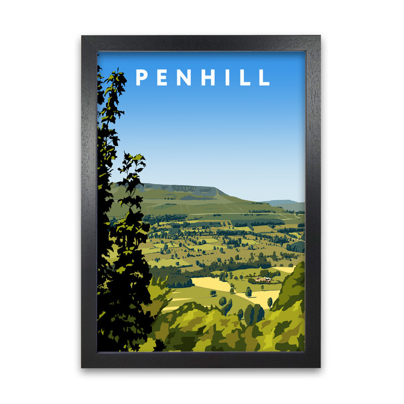 17 Stories Penhill North Yorkshire By Richard O Neill Picture Frame Graphic Art Print On Paper Wayfair Co Uk