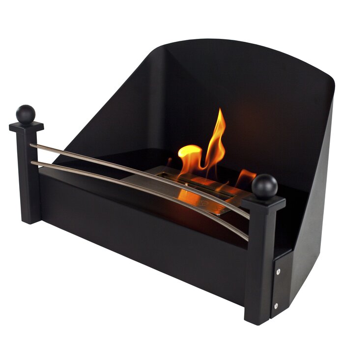 Symple Stuff Ornellas 14 Bio Ethanol Fireplace Insert Wayfair Ca