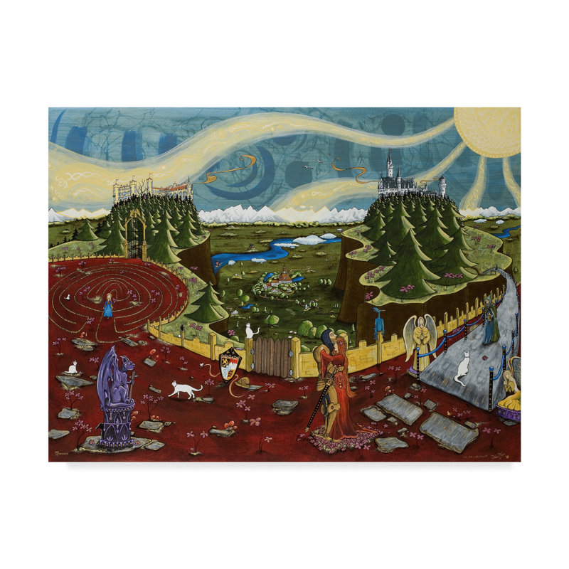 Trademark Art Love That Lasts Forever Acrylic Painting Print On Wrapped Canvas Wayfair Original work, only 1 available. wayfair com