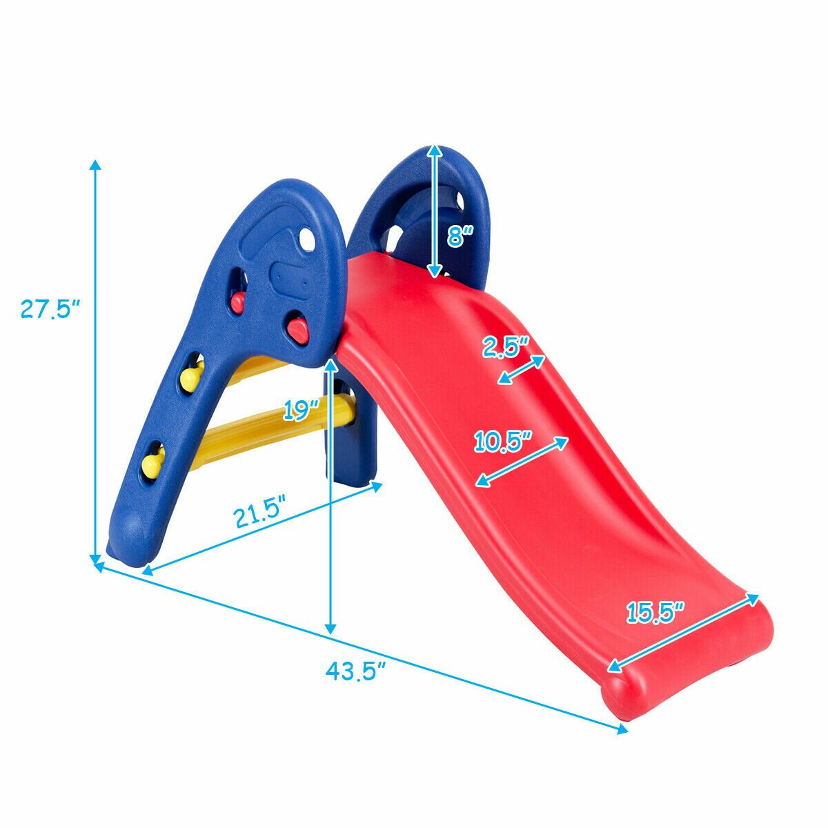 Gymax Folding Slide & Reviews | Wayfair