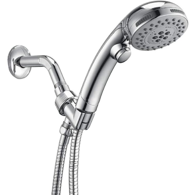 5 Setting High Pressure Shower Head  Hand Held Bathroom Showerhead Water Saving 
