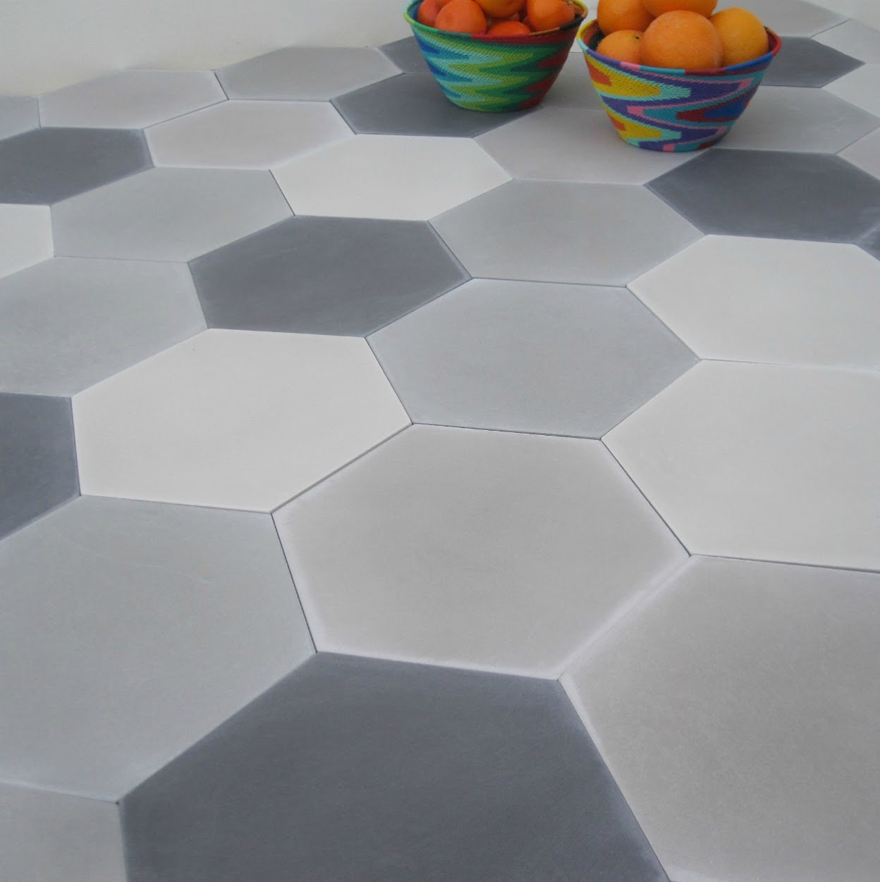 Villa Lagoon Tile Solid Mixed Hex Cement Field Tile In Gray Wayfair Villa Lagoon Tile Solid Mixed Hex Cement Field Tile In Gray Wayfair