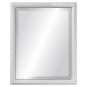 Highland Dunes Woodlake Modern Contemporary Beveled Bathroom Mirror Reviews Wayfair