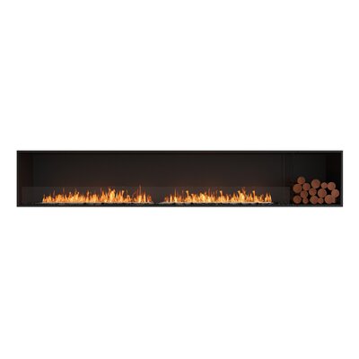 Flex Single Sided Recessed Wall Mounted Bio Ethanol Fireplace