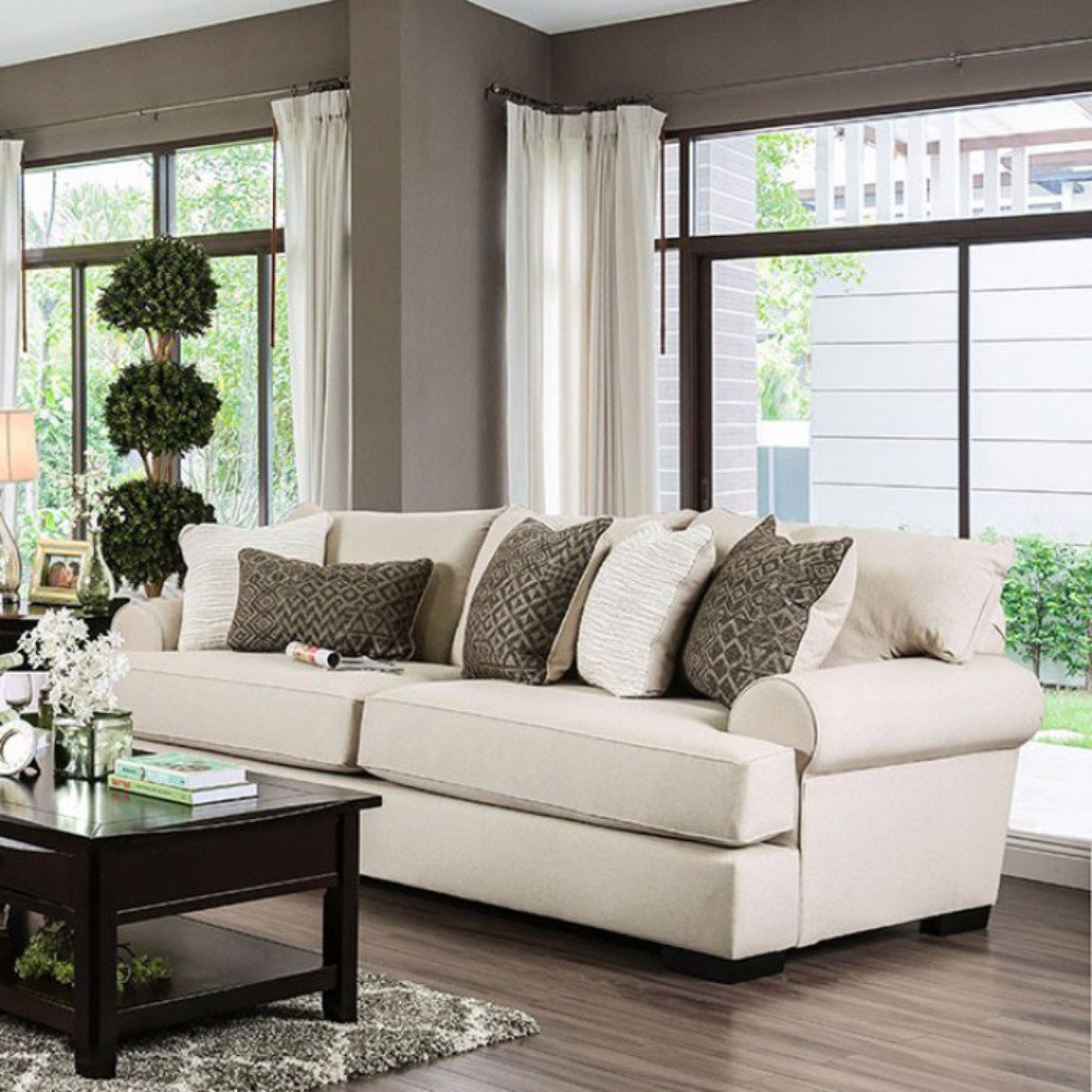 Kristina Transitional Style Sofa