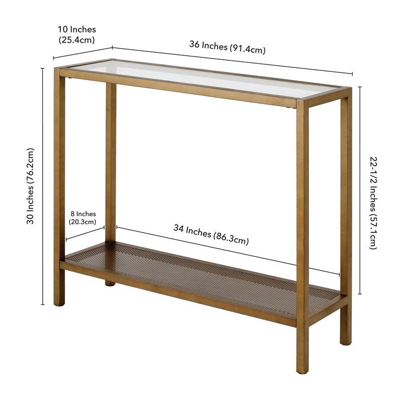 sofa table 36 wide