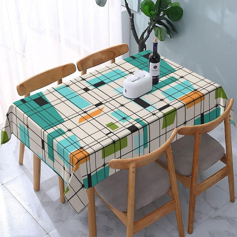 Rectangle Table Cloth Oil-Proof Spill-Proof and Water Resistance tablecloth 