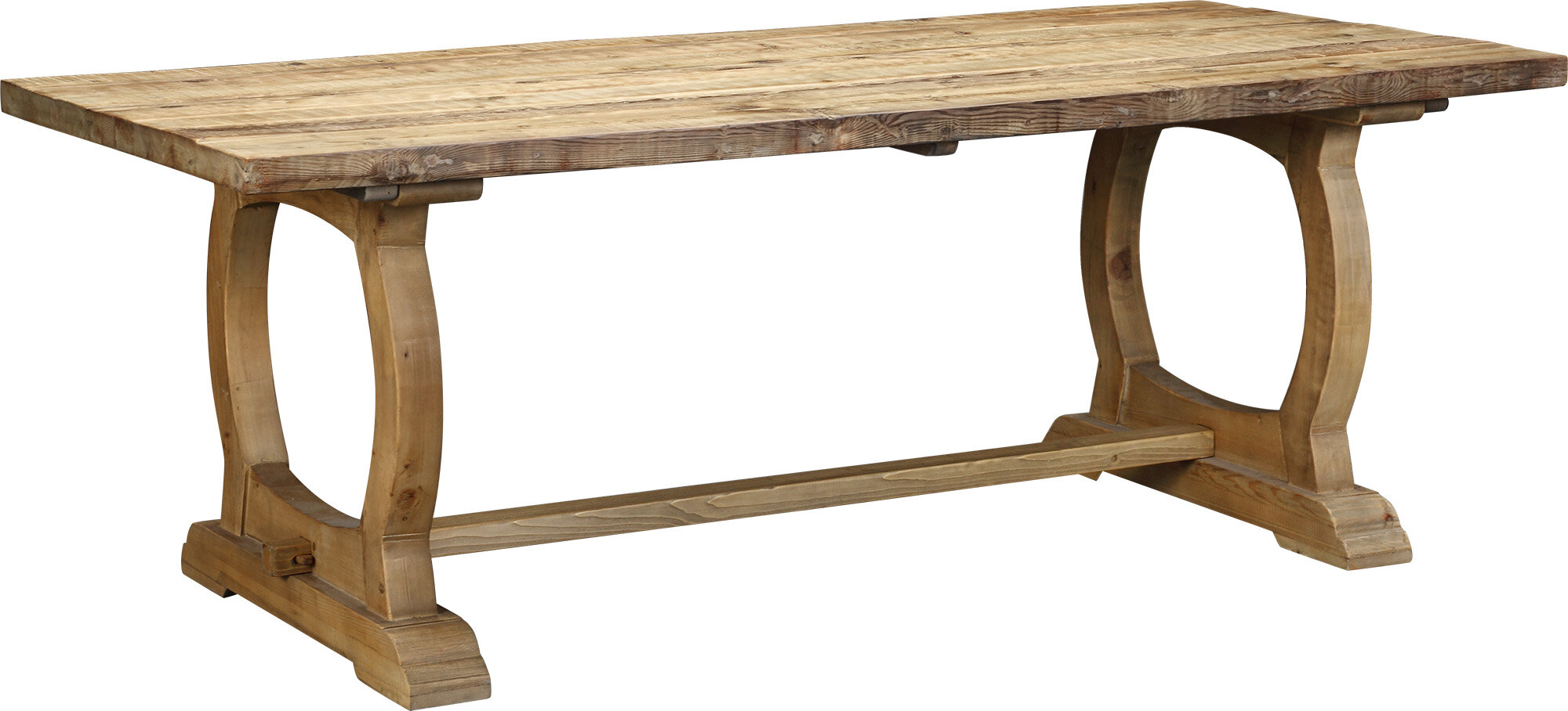 Domenic Pine Solid Wood Dining Table Reviews Birch Lane