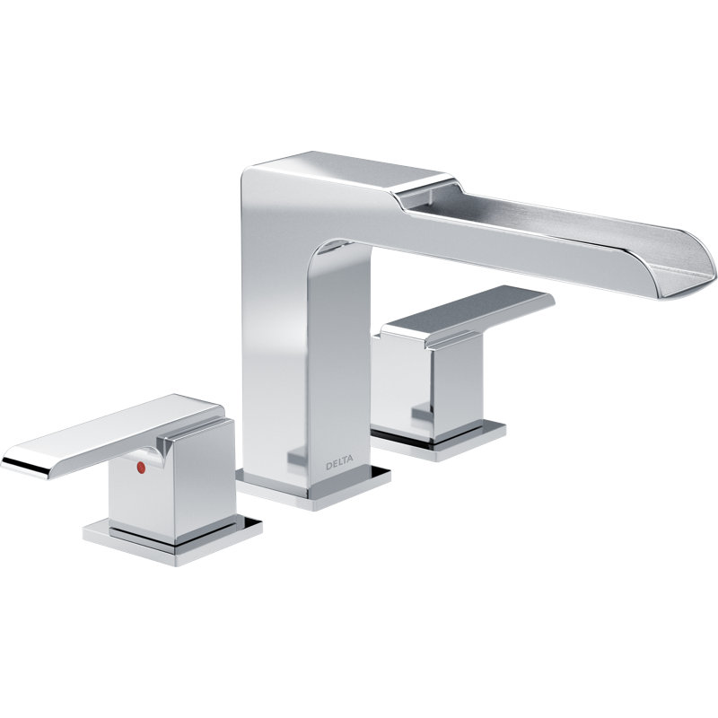T2768 Ss Delta Ara Roman Two Handle Deck Mount Tub Filler Trim