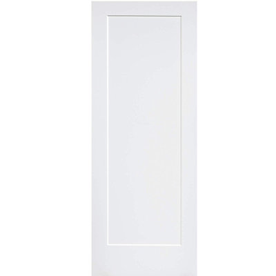80 Inch Shaker 1 Panel Solid Core Primed Interior Door Slab