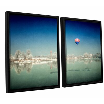 'Winter Dream' by Dragos Dumitrascu 2 Piece Framed Photographic Print on Canvas Set ArtWall Size: 32