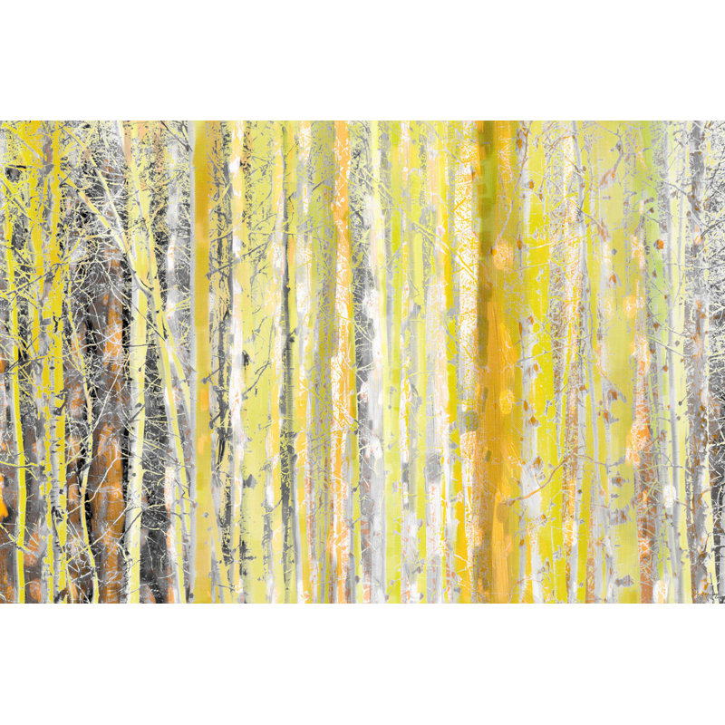 Aspen Forest 2 By Parvez Taj Wrapped Canvas Watercolor Painting Reviews Allmodern