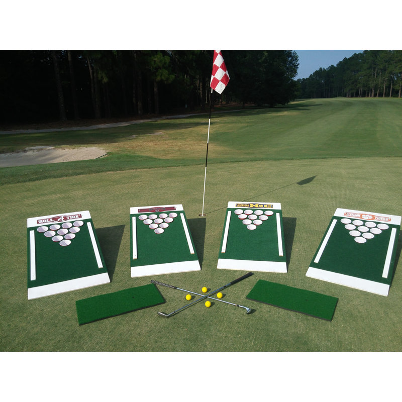 2' x 4' The Original Backyard Games Single Golf Solid Wood Cornhole Board