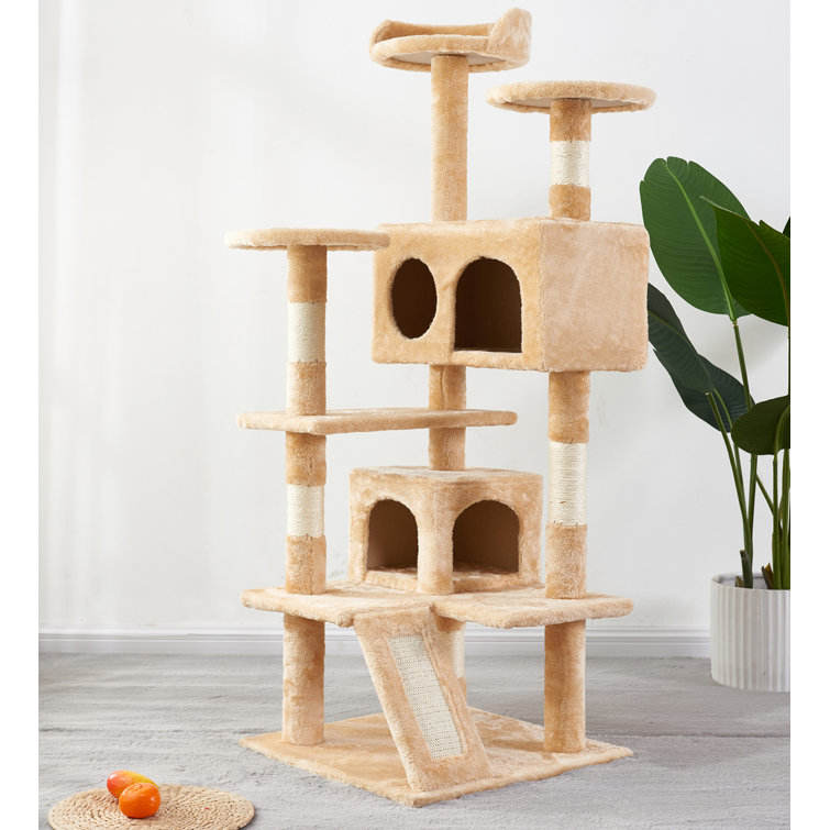 Tucker Murphy Pet 53 Gause Multi Layer Cat Tree Condo Wayfair