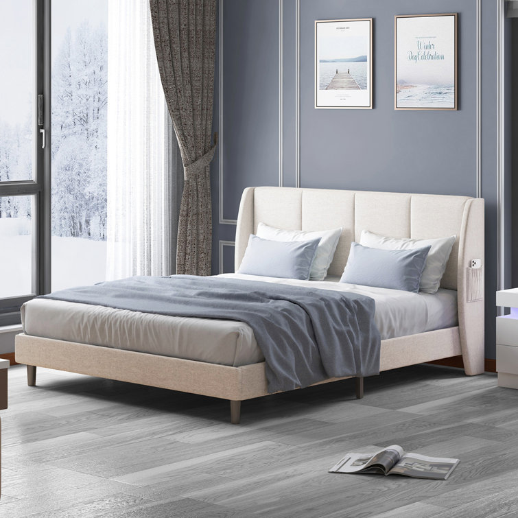 ontwerp Storen Verzoekschrift Latitude Run® Upholstered Bed & Reviews | Wayfair