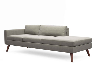 Truemodern Dane One Arm Sofa With Chaise