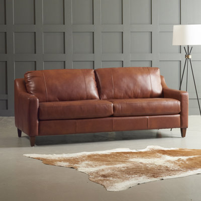 Allmodern Custom Upholstery Jesper Leather Sofa Body Fabric Bronx Custom Upholstery Jesper Leather Sofa