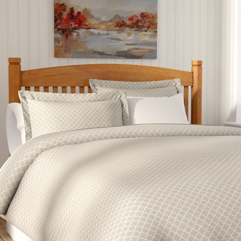 Andover Mills Mirabal Quatrefoil Duvet Cover Set Reviews Wayfair