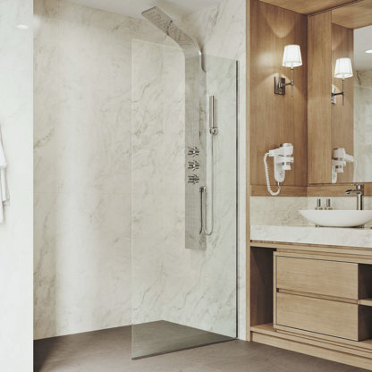 Luxury Fixed Shower Tub Doors Perigold