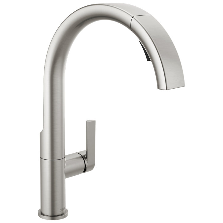 Delta Keele Pull Down Single Handle Kitchen Faucet with ...