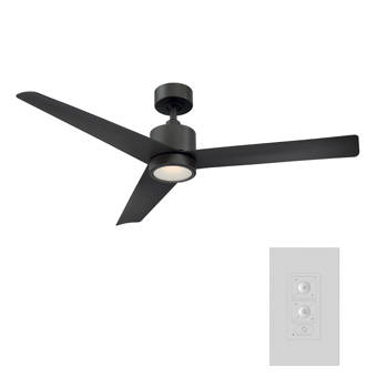 54 Lotus 3 Blade Outdoor Led Smart Standard Ceiling Fan With