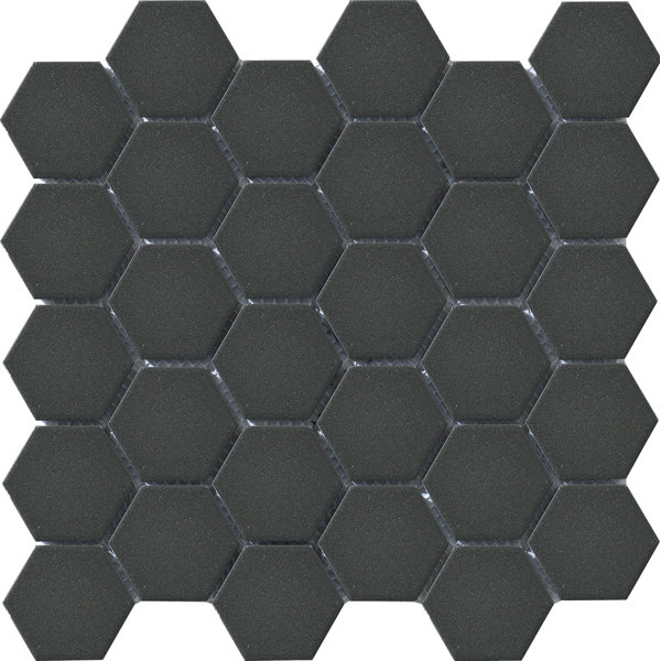 Large Black Hexagon Tile Wayfair