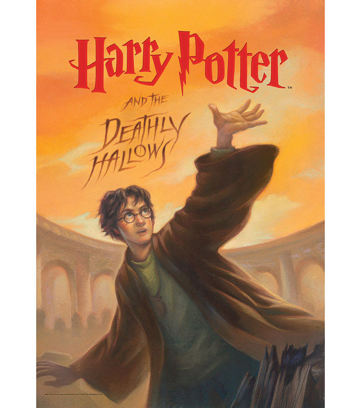 Mightyprint Harry Potter Book Cover Deathly Hallows Graphic Art Print Wayfair