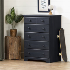 blue baby dresser