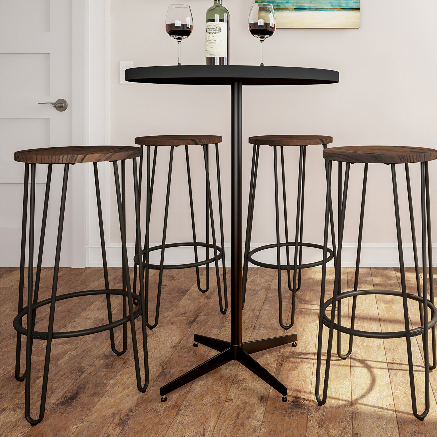 Union Rustic Cadell Hairpin 30 Bar Stool Reviews Wayfairca