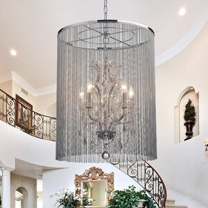 Rosalias 6-Light Crystal Chandelier