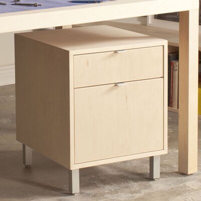 Southville 1 Drawer File Cabinet Latitude Run Finish Clear Wood