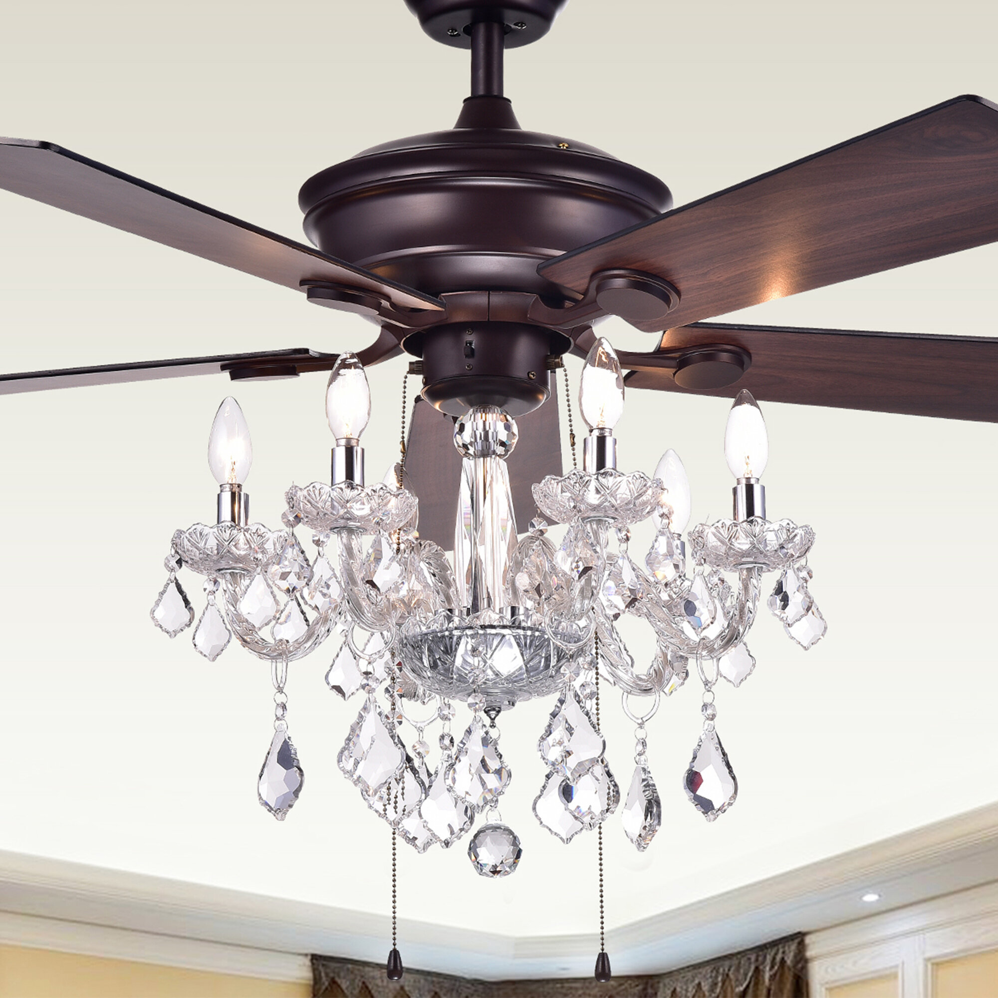 Astoria Grand 52 Ridgway 5 Blade Ceiling Fan With Light Kit