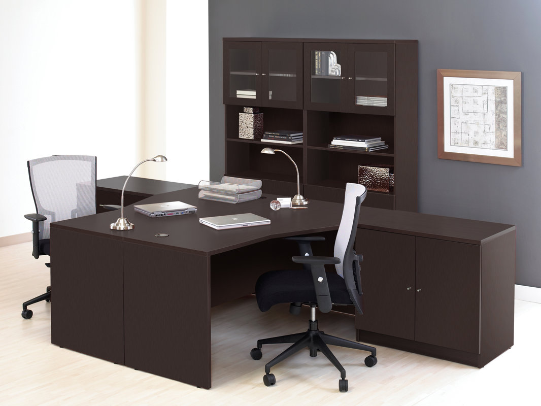 L Shaped Desk Images haaken furniture pro x 6 piece l-shaped desk office suite | wayfair L Shaped Desk Images haaken furniture pro x 6 piece l-shaped desk office suite | wayfair