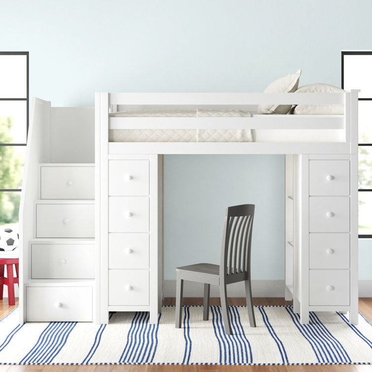 Three Posts Baby Kids Tyree Twin 12 Drawer Solid Wood Loft Bed With Bookcase By Three Posts Baby Kids Reviews Wayfair Three Posts Baby Kids Tyree Twin 12 Drawer Solid Wood Loft Bed With Bookcase By Three Posts Baby Kids Reviews Wayfair