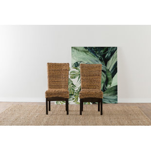 Wicker Rattan Kitchen Dining Chairs You Ll Love Wayfair Anaya Dining Chair Set Of 2