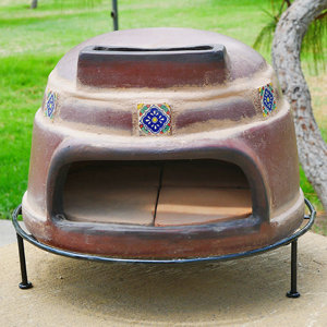 Talavera Tile Clay Pizza Oven