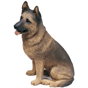 Original Size German Shepherd Figurine