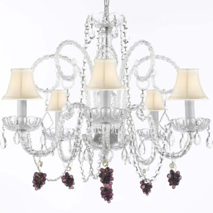 Go to store & view more images Atchley 5-Light Elegant Shaded Chandelier by Astoria Grand