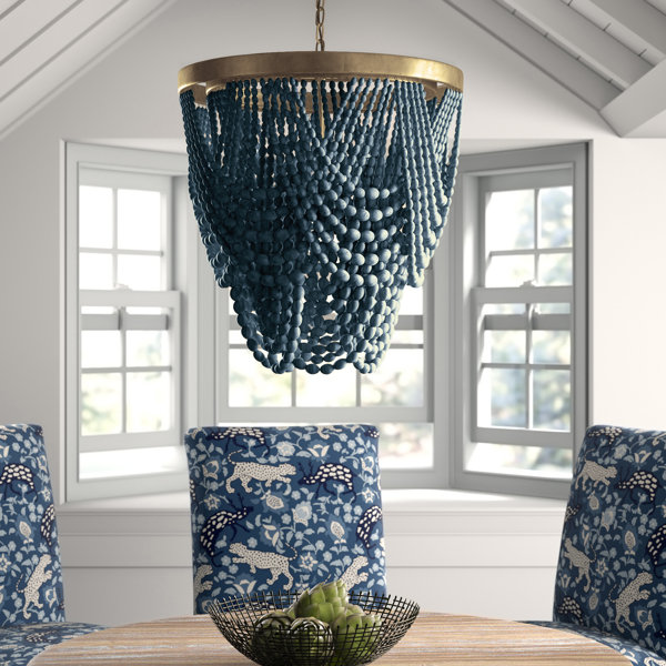 Turquoise Beaded Chandelier Wayfair