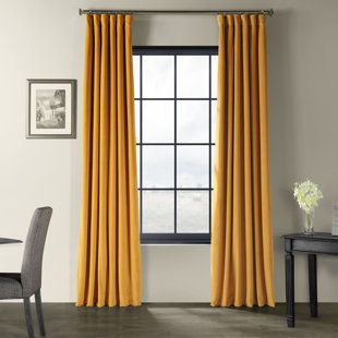 Yellow Gold Blackout Curtains You Ll Love In 2020 Wayfair
