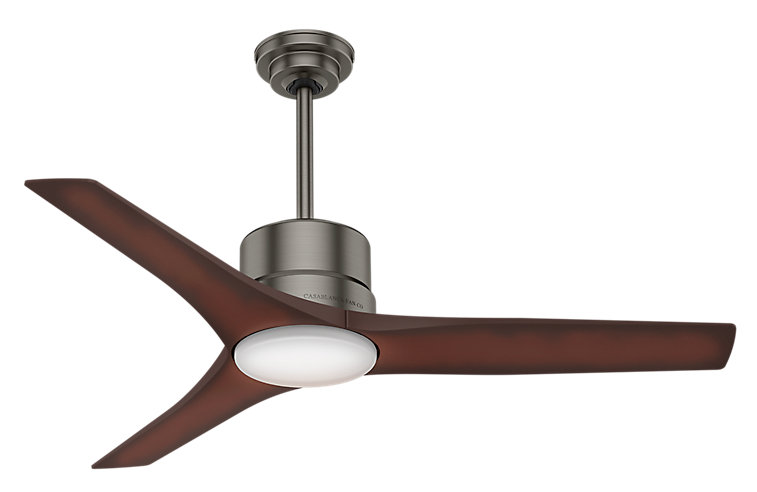 Casablanca Fan 52 Piston 3 Blade Led Standard Ceiling Fan With Remote Control And Light Kit Included Reviews Wayfair